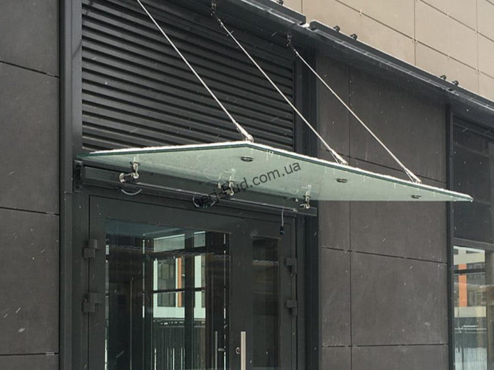 Козирки з нержавійки фото