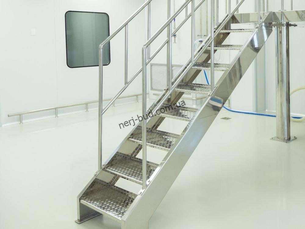 Сходи з нержавійки фото