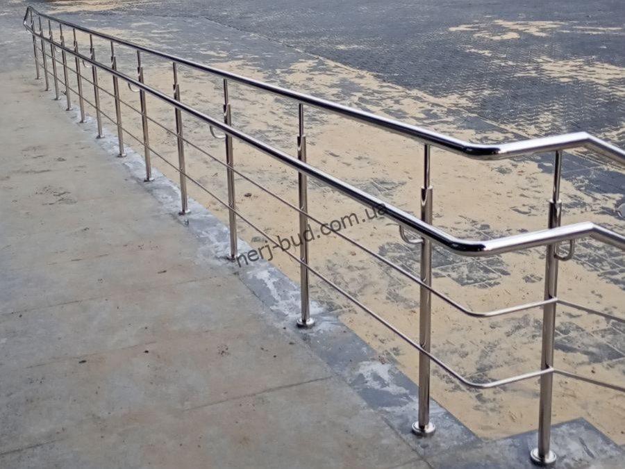 Перила з нержавійки на 2 наповнення (2)