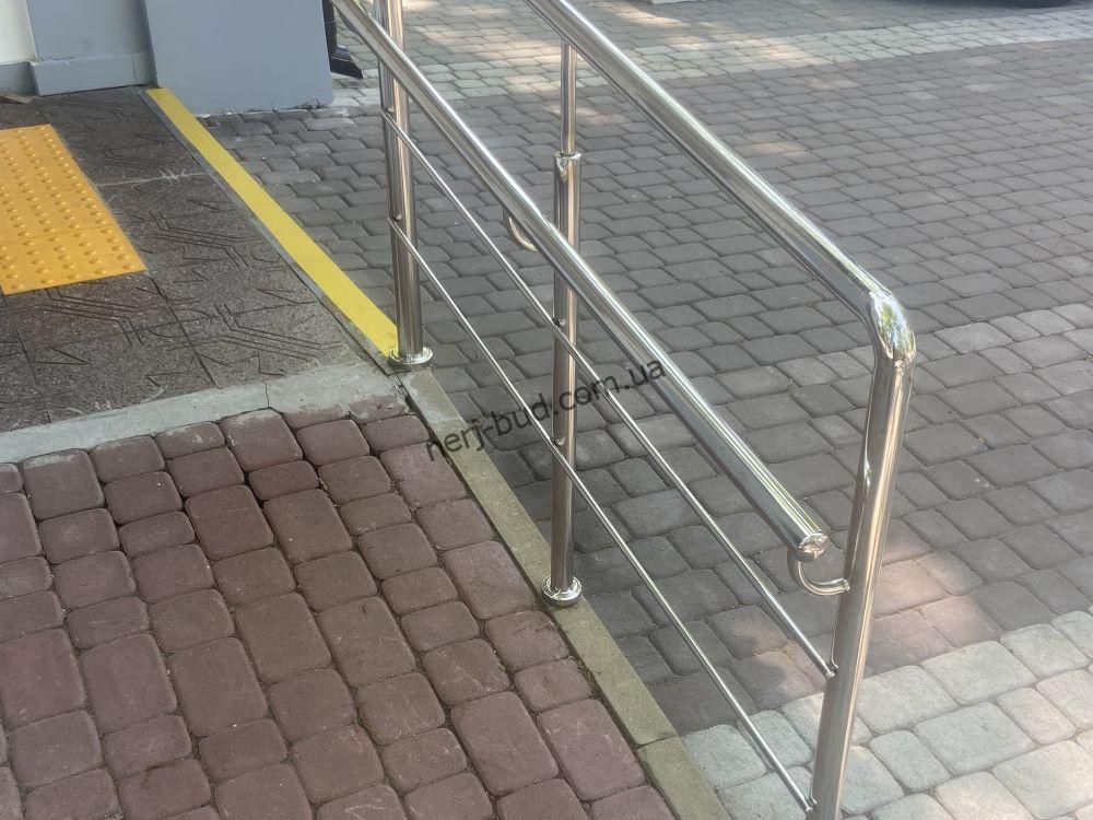 Перила з нержавійки на 2 наповнення фото 4