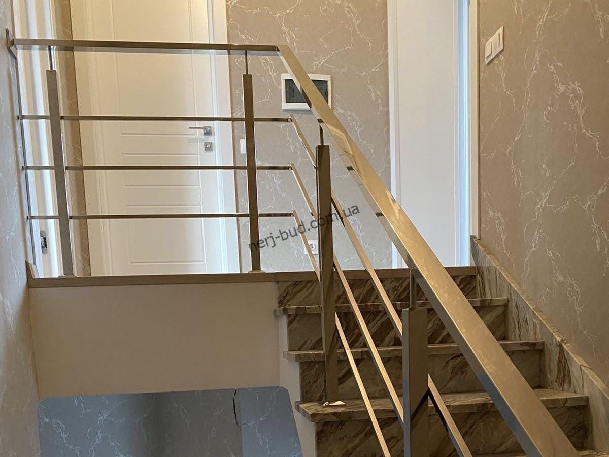 Перила з нержавійки на 3 наповнення D50 Перила з нержавійки на 3 наповнення фото 4