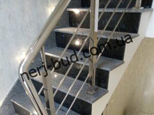 Перила з нержавійки на 4 наповнення D38 Перила з нержавійки на 4 наповнення