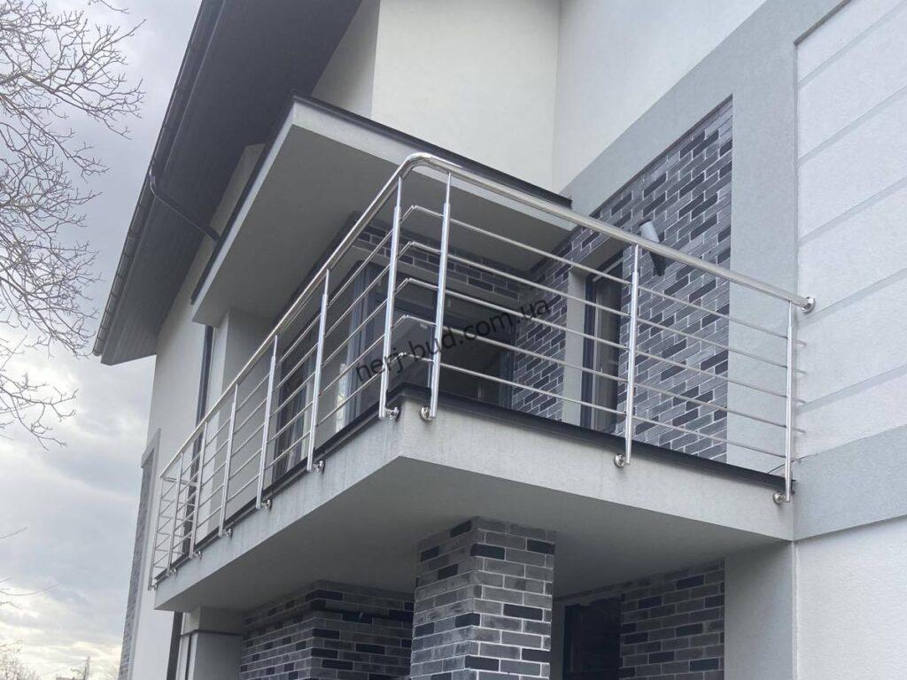 Перила з нержавійки на 5 наповнення фото